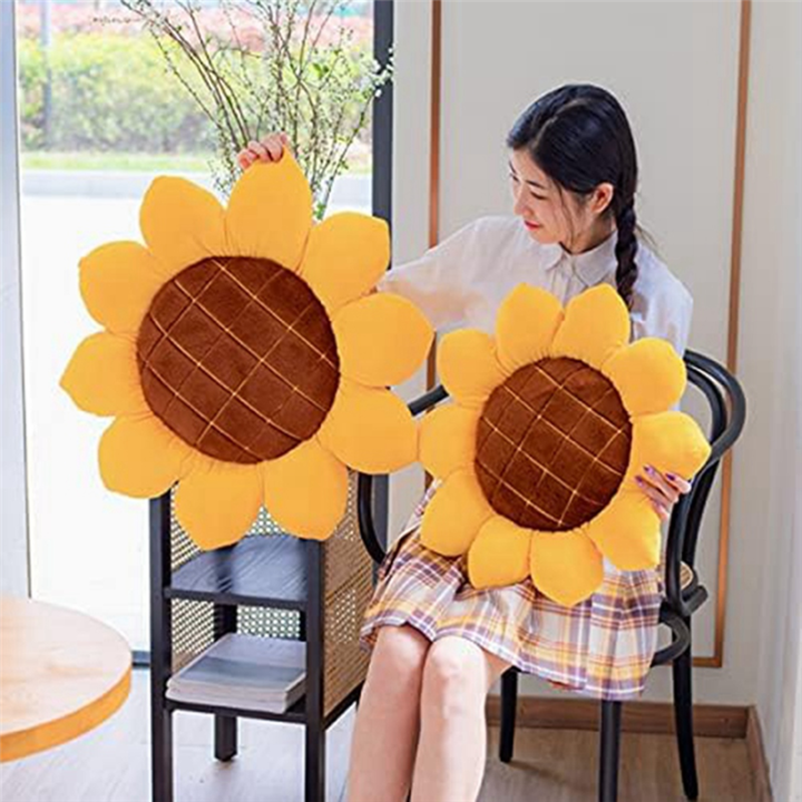 Yellow%20Sunflower%20Cushion%20Mat%20Home%20Decor%20Reversible%20Floor%20Pillow%20Seating%20Cushion%20Soft%20Velvet%20Stuffed%20Throw%20Pillows%20Easy%20to%20Use%20-%20Image%206