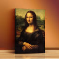Mona Lisa Painting / Art by Leonardo da Vinci Print With Wooden Frame by Suva Trades. 