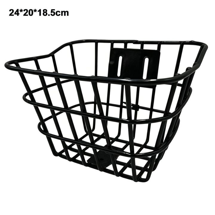 High%20Quality%20Easy%20To%20Install%20Bicycle%20Rear%20Basket%20Metal%20Fixed%20Durable%20Bike%20Rear%20Basket%20Adjustable%20Black%20Backpack%20Storage%20Children's%20Folding%20Bike%20Accessories%20-%20Image%204