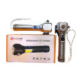 Ruilang Multifunctional High Power Telescopic Rechargeable Torch With RGB LED Flashlight Can be used as a Powerbank For Policing Hiking Camping. 