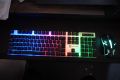 Computer Gaming Keyboard and Mouse Combo LED Lights Wired USB Working Keyboard Mouse Set. 