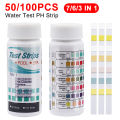 New style Freshwater 1-in-7 Test Strip 100 Aquarium Water Quality Test Strip Fish Tank Test Kit Seawater Aquarium Water pH Test Strip. 