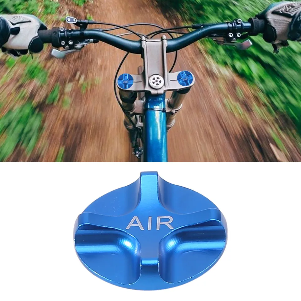 Bike Air Valve Caps Bike Suspension Bicycle Front Fork Parts Blue