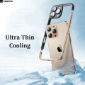 SSD Armor Frame Color Max1316 in Glass Ultra Thin 2025 [Edition] Lens Protection Phone Case for iPhone 1214 Plus 15 Pro Matte Cooling Bumper Cover. 