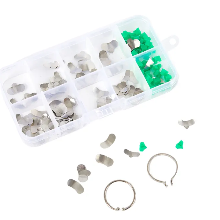 140Pcs/Box%20Dental%20Matrix%20Sectional%20Contoured%20Metal%20Matrices%20Bands%20Dental%20Matrix%20Rings%20Full%20Teeth%20Replacement%20Dentsit%20Oral%20Care%20Gener%20-%20Image%202