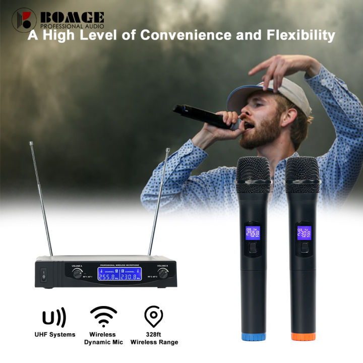 Microphone,%20Dual%20Professional%20Dynamic%20Microphone%20Set%20with%20LED%20Display%20Metal%20Microphone%20for%20Karaoke,%20Singing%20Machine%20-%20Image%202