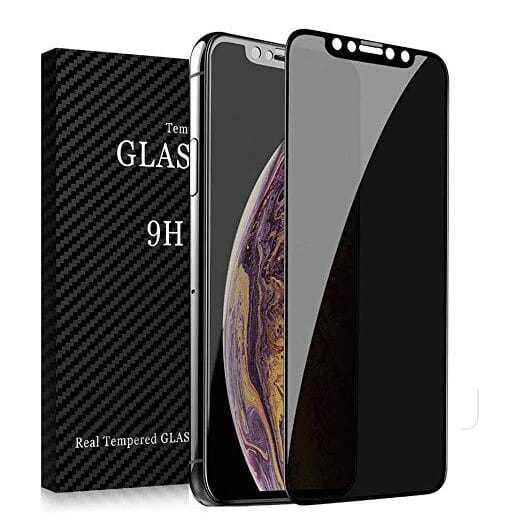 Privacy Screen Protector Designed For Iphone 11 Pro Max /Tempered Glass with Anti-Spy/Scratch/Fingerprint/Case Friendly/Easy Installation