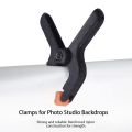 20Pcs Adjustable Nylon Mini Spring Clamps 2 Inch Muslin Clamps For Photo Studio Backdrops Woodworking Diy Projects (2Inch). 