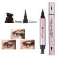 Linman Yuanyan 2 Pens Winged Eyeliner Stamp Black Brown Liquid Eyeliner PFifty percent discount en Triangle Seal 2-in-1 Waterproof Makeup Kit With Eye Liner Pencil. 