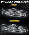 40 LED 21 Inch/54 cm LED Bar Light LED Fog Light for Cars (21 Inch,White). 