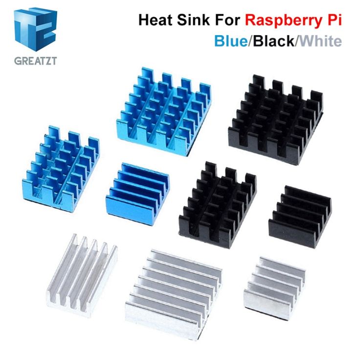 For Raspberry Pi 4 Heat Sink 3pcs Raspberry Pi 4B Aluminum Heatsink ...