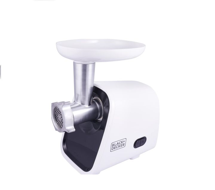 Black & Decker 1500W Meat Mincer/Grinder, White Fm1500B5 Plastic