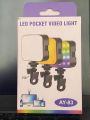 AY-83 RGB Pocket LED Video Light – Mini Rechargeable Fill Light for Vlogging, Photography, Live Streaming. 