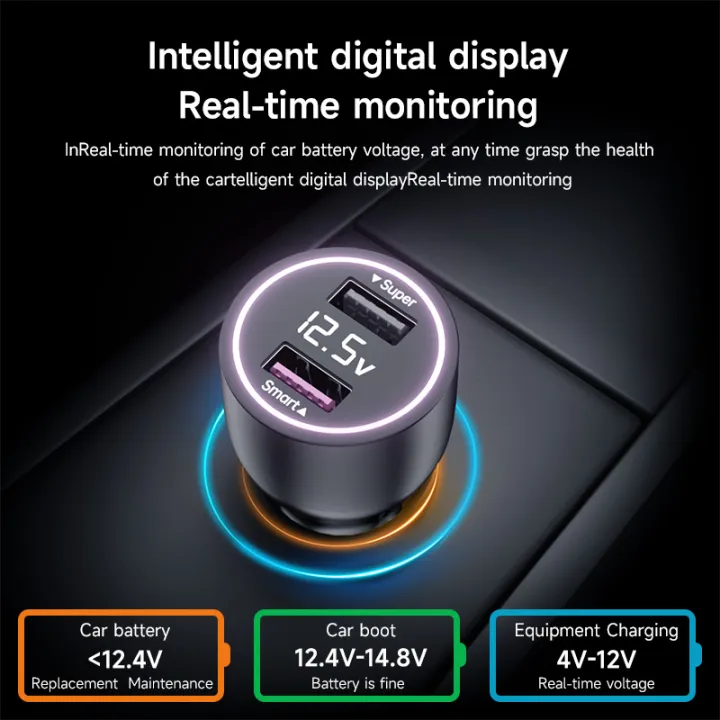 120W%20Xiaomi%20Dual%20USB%20Car%20Charger%2067W%206A%20Turbo%20Fast%20Charging%20Adapter%20For%20Mi%2014%2013%2013T%2012%20Pro%20Redmi%20Note%20K60%20Phone%20Charge%20Cable%20-%20Image%205