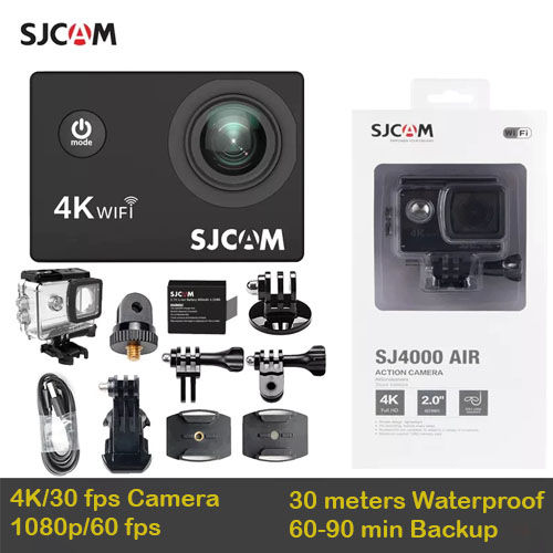 SJCAM SJ4000 AIR 4K Action Camera Full HD 4K 30fps WIFI 2.0" Screen Mini Helmet Waterproof Video Recording Sports camera