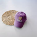 Korean version of TCDDY Bear Kids Baseball Hat Four Seasons Children's Soft Top Sun Hat 1-3 Year Old Baby Cap. 