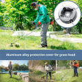 Universal Aluminum Alloy Lawn Mower Head Replacement Parts with Nylon Steel Lawn Mowing Line. 