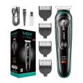 VGR V075 Hair Clipper Professional Barber Household Whole Body Washable Salon USB LCD Recharging Trimmer Haircut VGR 075 By Smart Gallery. 
