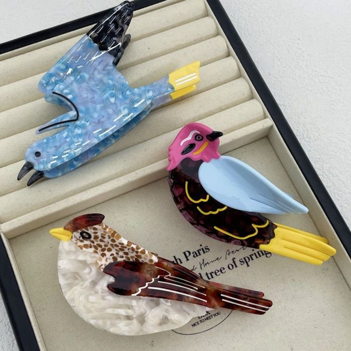 Personalized%20Cute%20Cartoon%20Animal%20Shark%20Clip%20Creative%20Woodpecker%20Hair%20Claw%20Headwear%20Swallow%20Bird%20Hair%20Claw%20Travel%20-%20Image%208