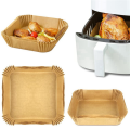 JINMY 200Pcs Air Fryer Paper Liner, Non-Stick Disposable Air Fryer Liners, Square Paper, Parchment Paper for Baking. 