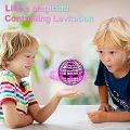 Flying Ball Toys, Hover Orb, Magic Controller Mini Drone, RGB Lights Spinner 360 Rotating Spinning UFO Safe. 