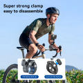 TELESIN Motorcycle Bicycle Rail Mount Clamp With 360 Degree Ball Mount For GoPro, Phone, Action Cameras. 
