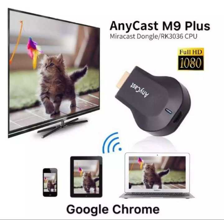 Anycast%20M9%20Plus%20Hd%20Wifi%20Display%20Dongle%20Receiver%201080P%20Hdmi%20Tv%20Dlna%20Airplay%20Miracast%20-%20Image%206