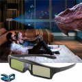 4X Rechargeable Active Shutter 3D Glasses for ALL DLP Projector. 