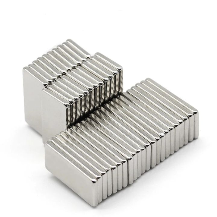 20Pcs Neodymium Magnet 20mm x 10mm x 2 N35 NdFeB Block Super Powerful Strong Permanent Magnetic imanes Block
