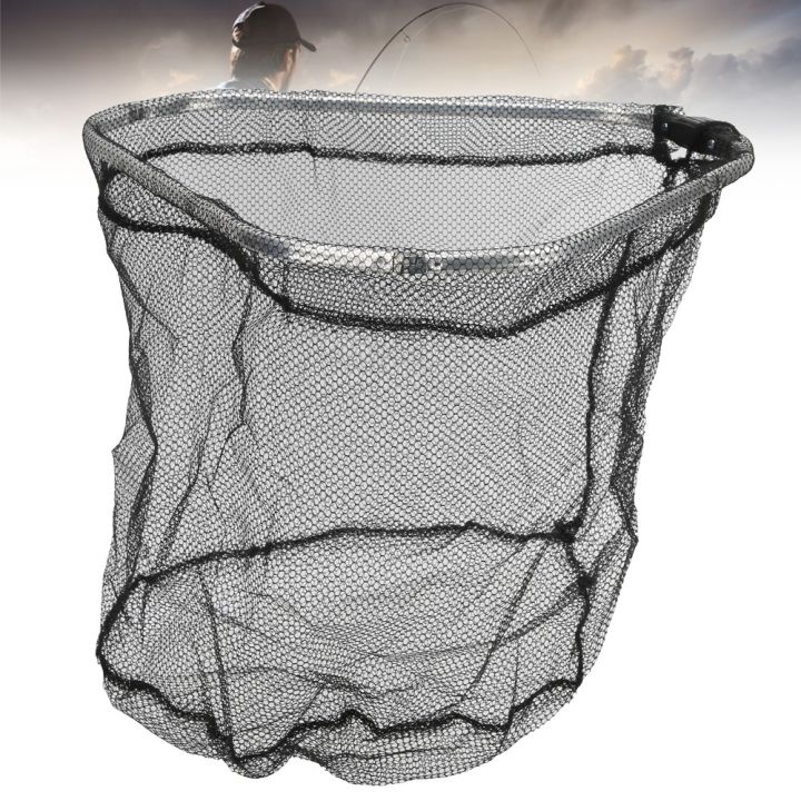 Portable Foldable Fishing Net Triangular Mesh Net Fish Catching Net Landing Net Shrimp Catching