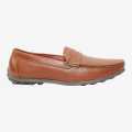 Black Horse Rust Brown Color Slip On Loafers For Men 4015. 