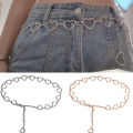 Personality Accessories Ladies Trendy Hollow Love Heart Heart Belts Waist Chain Pants Chain Waistband. 