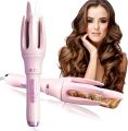 Automatic Hair Curler With 4 Temperatures, Dual Voltage Rotating Curling Iron With Fast Heating and Auto Shut-Off For Professional Hair Styling. 