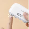 Wenefang Fashion Lydsto 2 IN 1 Electric Nail Clipper Cutter With LED Light Automatic Nail Grinder Trimmer For Baby Mini Manicure Tools Nail Care. 