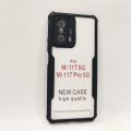 Xiaomi Mi 11T 5G / Mi 11T Pro 5G Cover (Both Same Size) Transparent With Bumper Cover Case -Non Yellowing. 