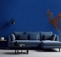 Navy Blue Texture Wallpaper For Wall Decoration. 