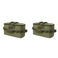 fasdaga 2X Outdoor Camping Storage Bag Gas Stove Canister Pot Carry Bag Picnic Bag Cookware Utensils Organizer Green. 