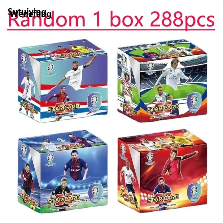 Wenefang%20Sutuiying%20Hot%20288pcs%20Football%20Card%20Stars%20World%20Stars%20Flash%20Hot%20Selling%20Bargain%20price%20Card%20Collection%203D%20Football%20Card%20Album%20-%20Image%202