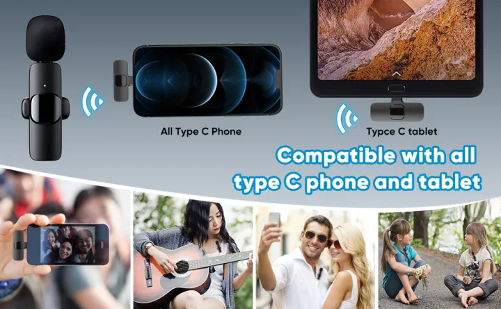 USB-C%20Dual%20Wireless%20Microphone%20for%20Phone%20-%20Ideal%20for%20Youtubers,%20Live%20Streams,%20and%20Vlogging%20-%20Image%204