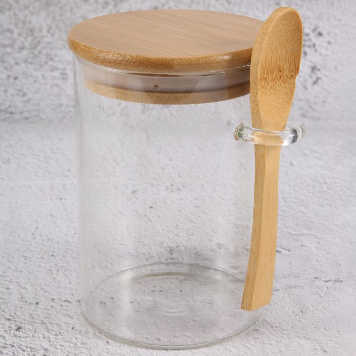 Glass%20Food%20Airtight%20Canister%20Castor%20Lid%20Storage%20Tank%20Jar%20Bamboo%20Food%20Container%20with%20Wooden%20Spoon%20-%20Image%207