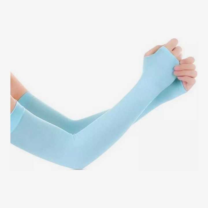 UV Protection Ice Silk Summer Hand Cover | Daraz.com.np