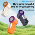 Portable High Speed Handheld Turbo Fan 199 Adjustable Gears Adjustable Speeds Mini Fan Rechargeable LED Display Small Electric Fan Summer Cooling. 