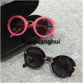 Xujiguanghui Ineverlefte Kids Sunglasses Children Classical Round Sun Glasses Boy G irls UV400 Gradual Goggle Fashion Eyewear Pink Green Black. 