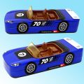 Racing Car Style Metal Pencil Box. 