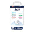Aiwibi Premium Diapers Baby Pants- Medium 62 Pcs. 