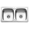Double Bowl Kitchen Sink SS. 