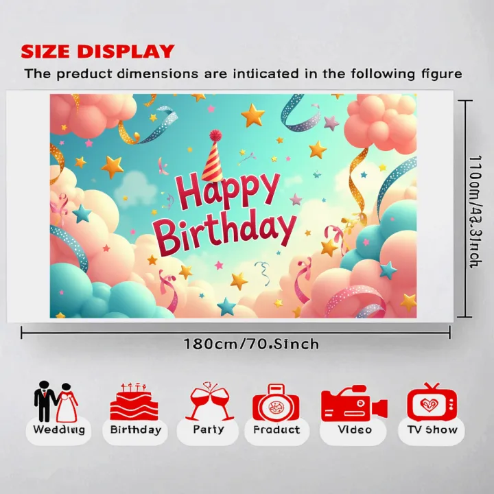 Birthday%20Backdrop%20Whimsical%20Theme%20Background%20Happy%20Colorful%20Photo%20Booth%20Party%20Decoration%20Pink%20Clouds%20Stars%20Streamers%20Children's%20-%20Image%206