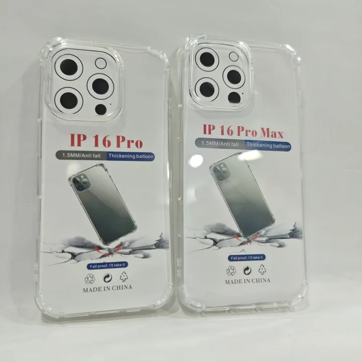 Apple%20iphone%2016%20Pro%20(6.3")%20&%20iphone%2016%20Pro%20Max%20(6.9")%20Clear%20Cover%20Transparent%20Shockproof%20Tpu%20Soft%20Cover%20Case%20-%20Image%205