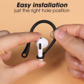 Earphone Anti Lost Hook - Sports Anti-lost - Silicone Earbuds Anti-drop Hooks - Mini Cap Hook for Airpods 1 2 3, Airpods pro - Bluetooth Earphone Protector Holder - Secure Fit. 