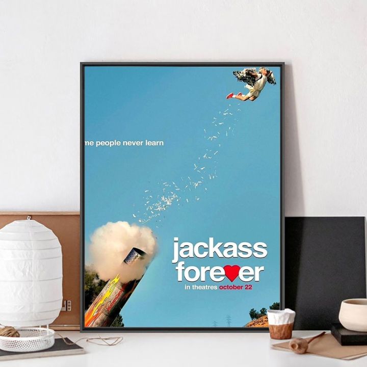 Movie%20Jackass%20Forever%20Poster%20No%20Framed%20Poster%20Kraft%20Club%20Bar%20Paper%20Vintage%20Poster%20Wall%20Art%20Painting%20Bedroom%20Study%20Stickers%20-%20Image%206